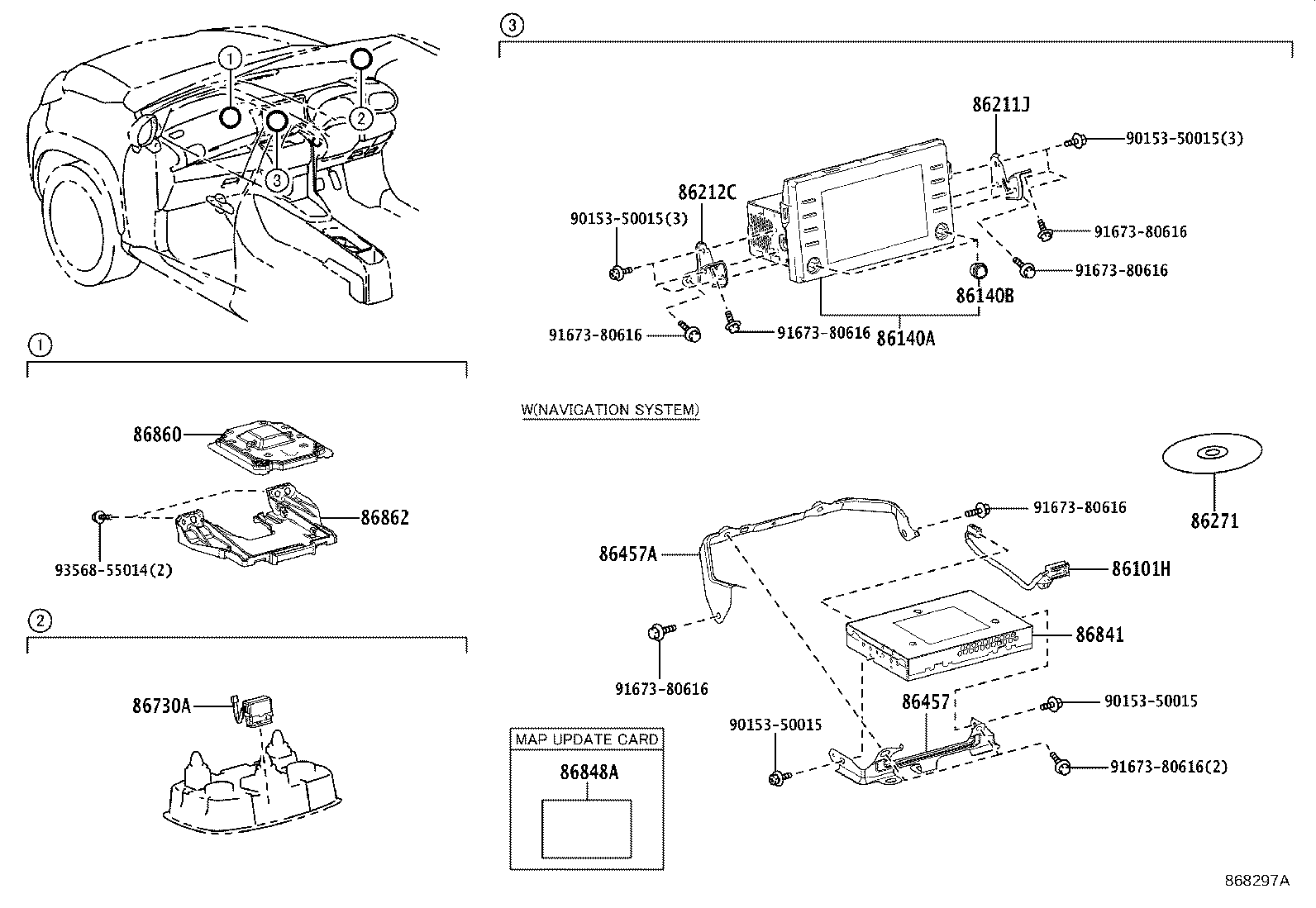 86140-52630 RECEIVER ASSY, RADIO & DISPLAY product image