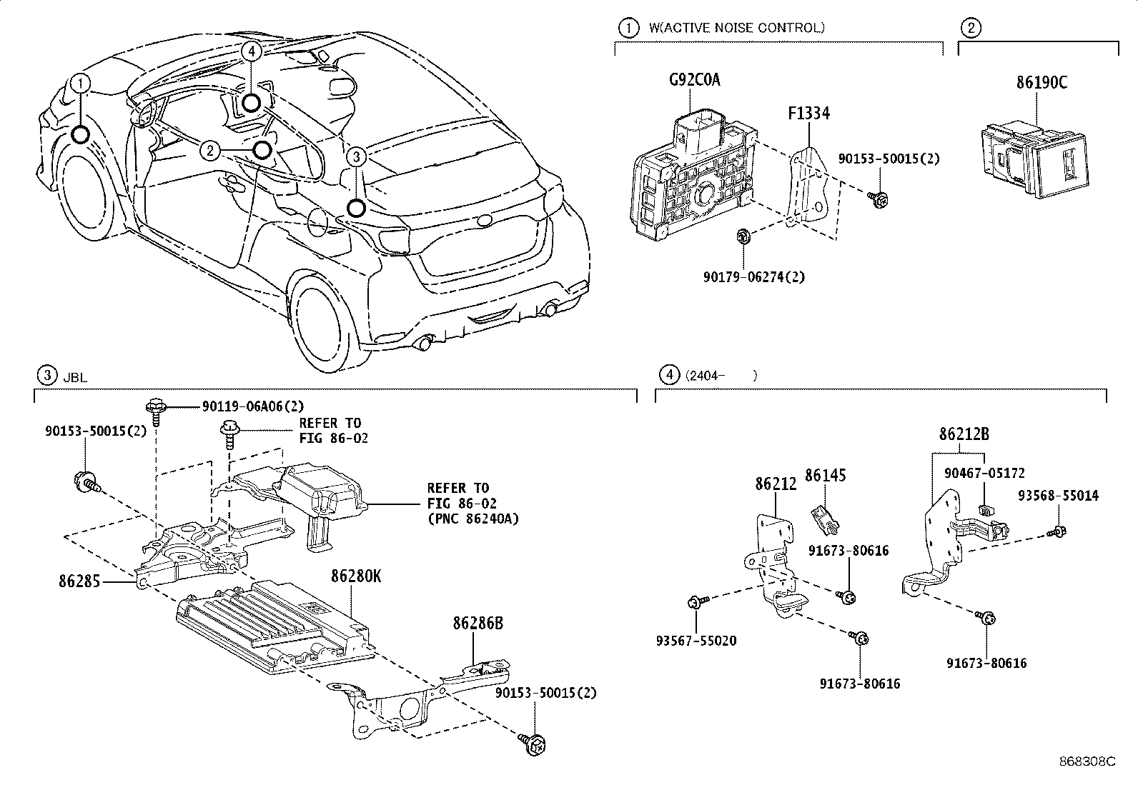 86213-52020 BRACKET, RADIO, NO.2 product image