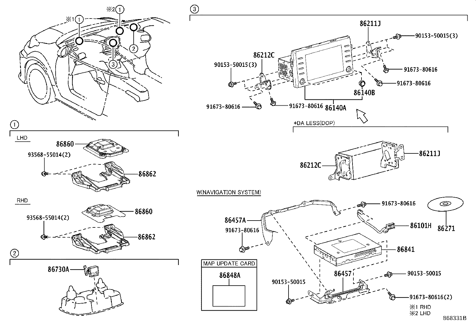 Toyota 86807-11046 DISC, DISC PLAYER