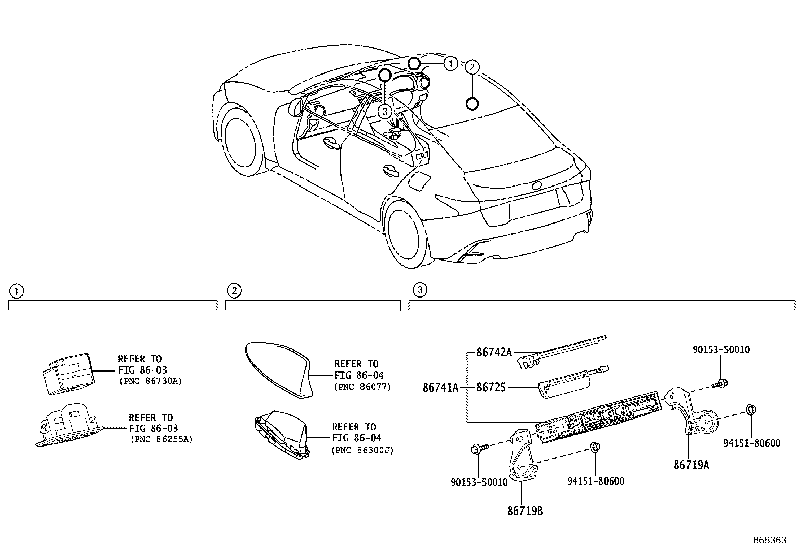 86740-53160 TRANSCEIVER, TELEMATICS product image