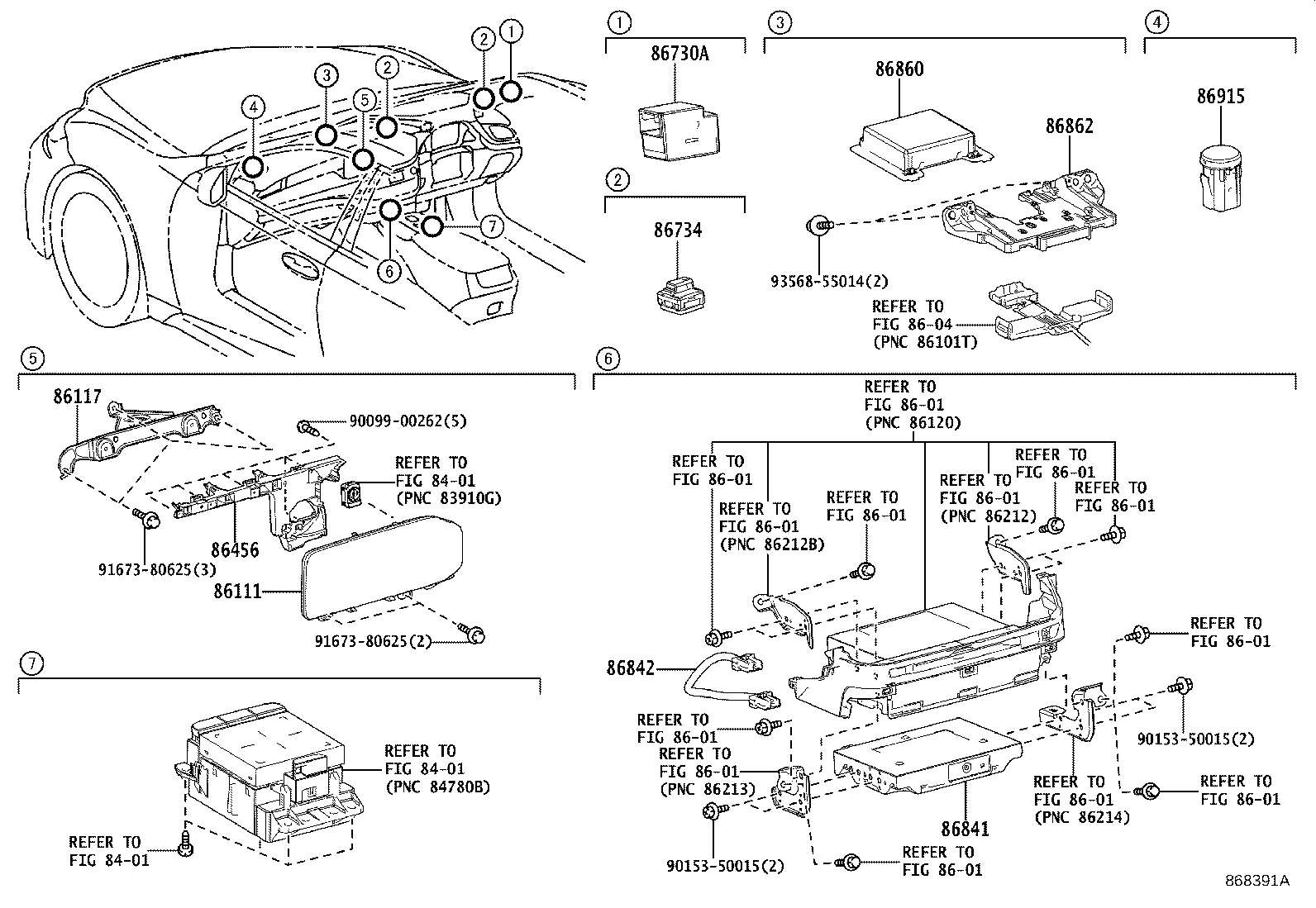 86840-33344 COMPUTER, NAVIGATION product image