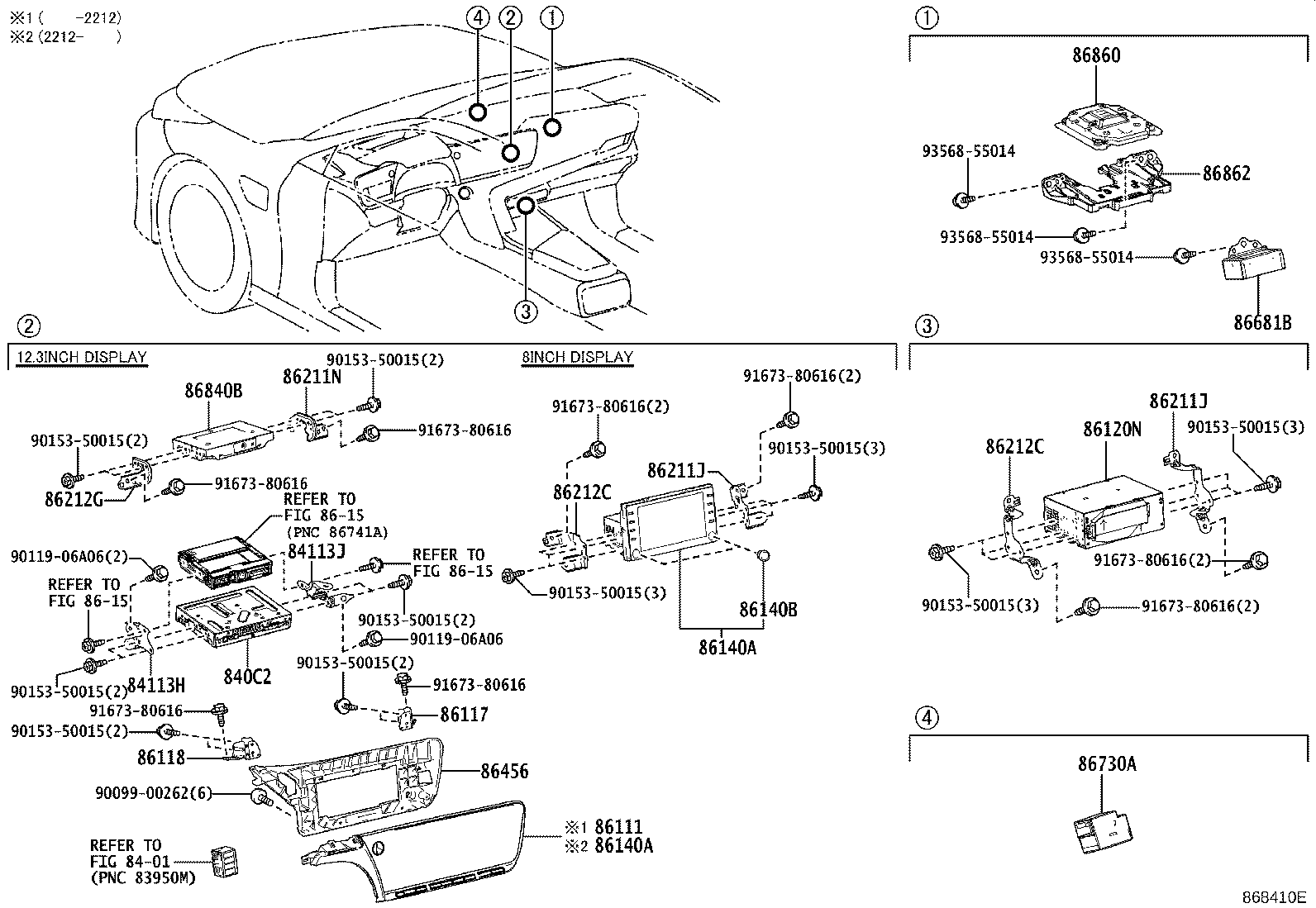 Toyota 86100-62310 RECEIVER ASSY, RADIO & DISPLAY