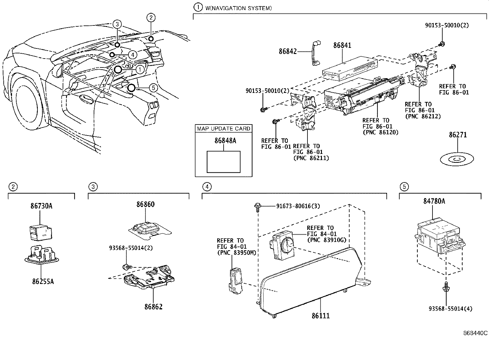 86840-76060 COMPUTER, NAVIGATION product image
