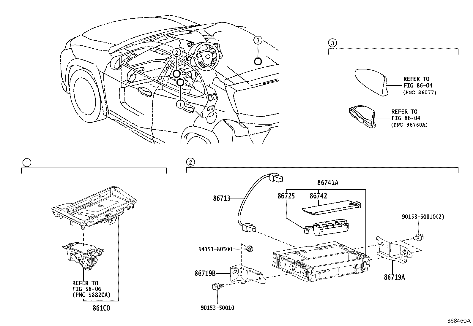86741-42081 TRANSCEIVER, TELEMATICS product image