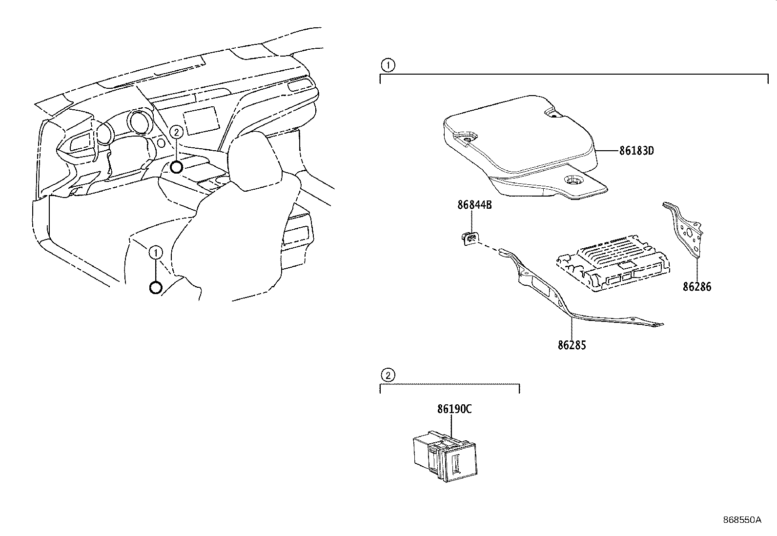 F1334-06010 BRACKET, CONVERTER CONTROL, NO.1 product image