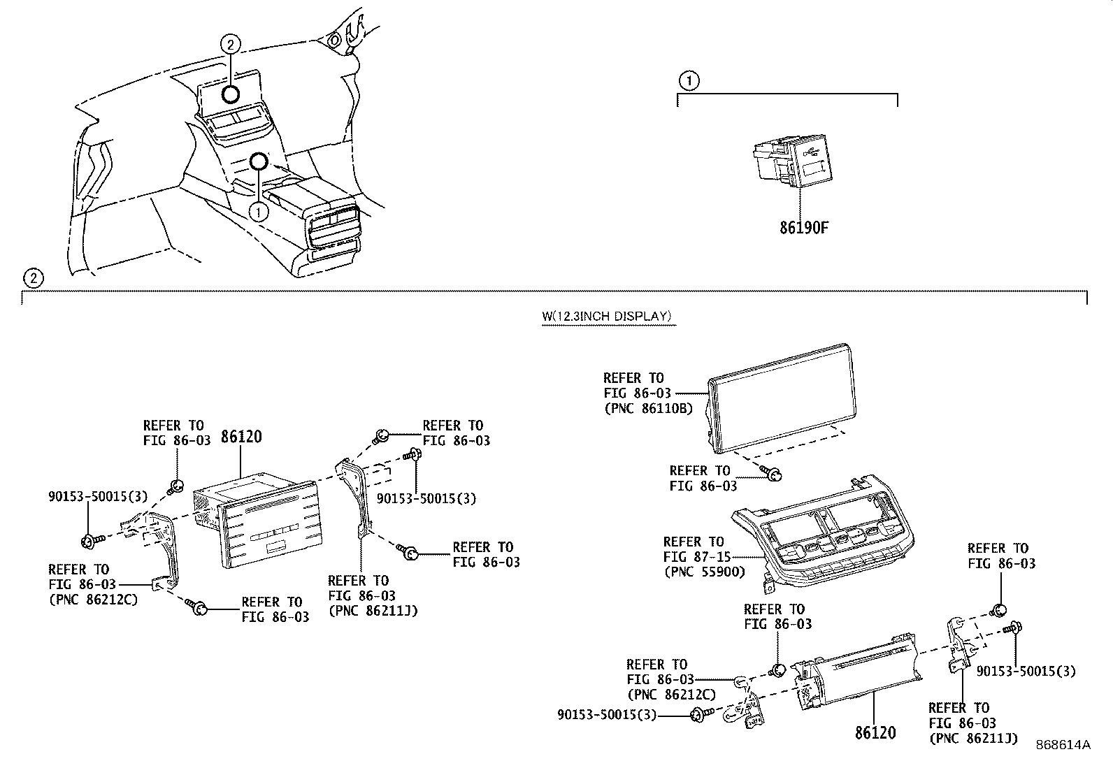 86285-60260 BRACKET, AMPLIFIER, NO.1 product image