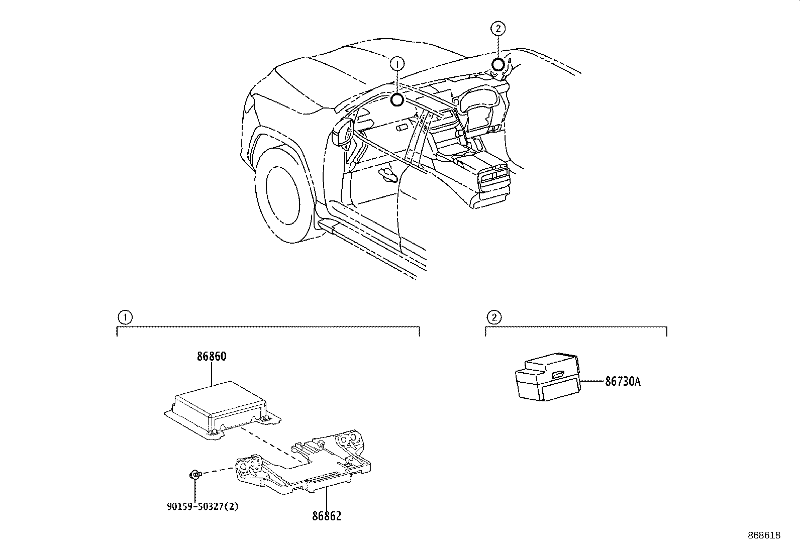 86840-30142 Toyota Reference Part product image