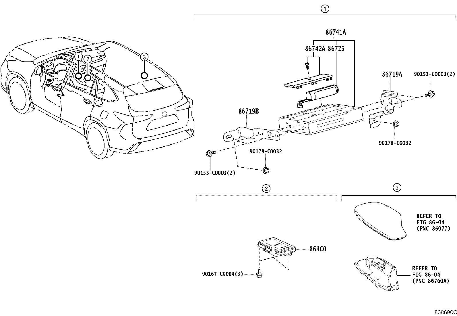 86741-0R100 TRANSCEIVER, TELEMATICS product image
