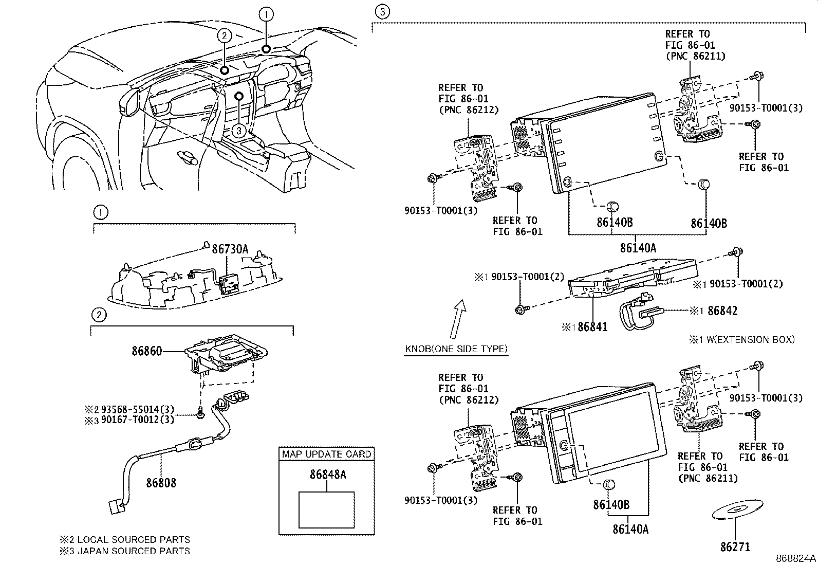 86840-0K172 COMPUTER, NAVIGATION product image