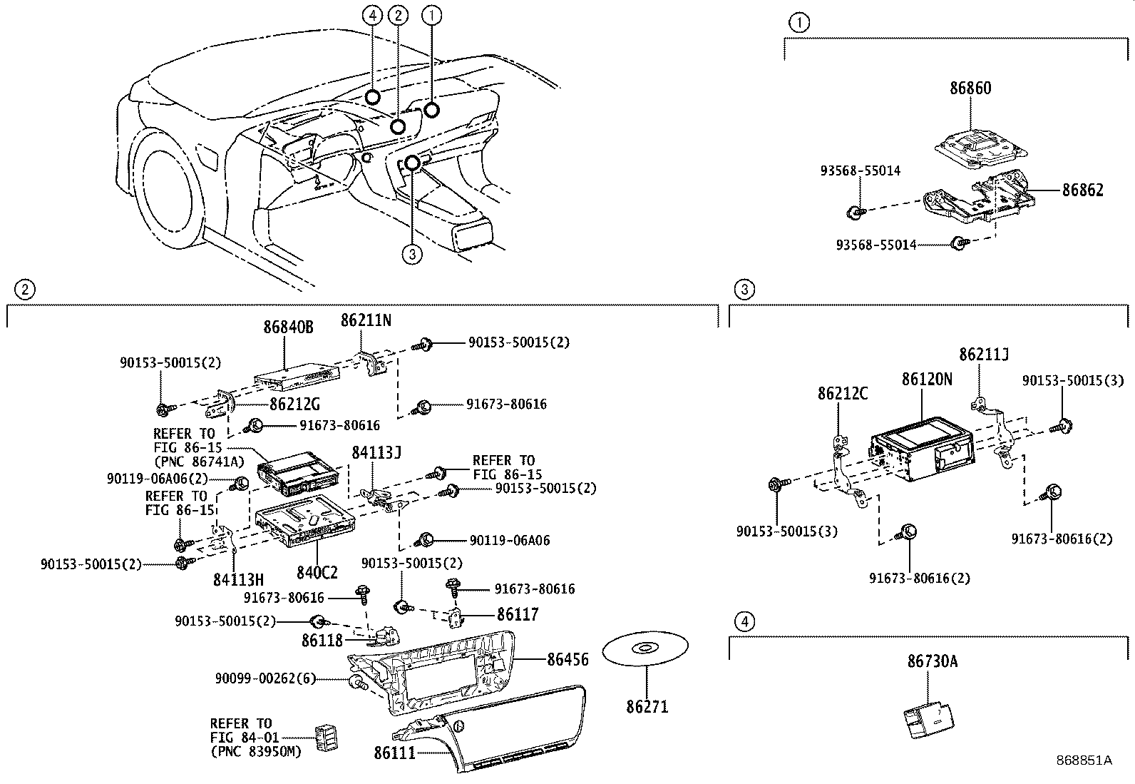 86111-62120 MULTI-DISPLAY product image