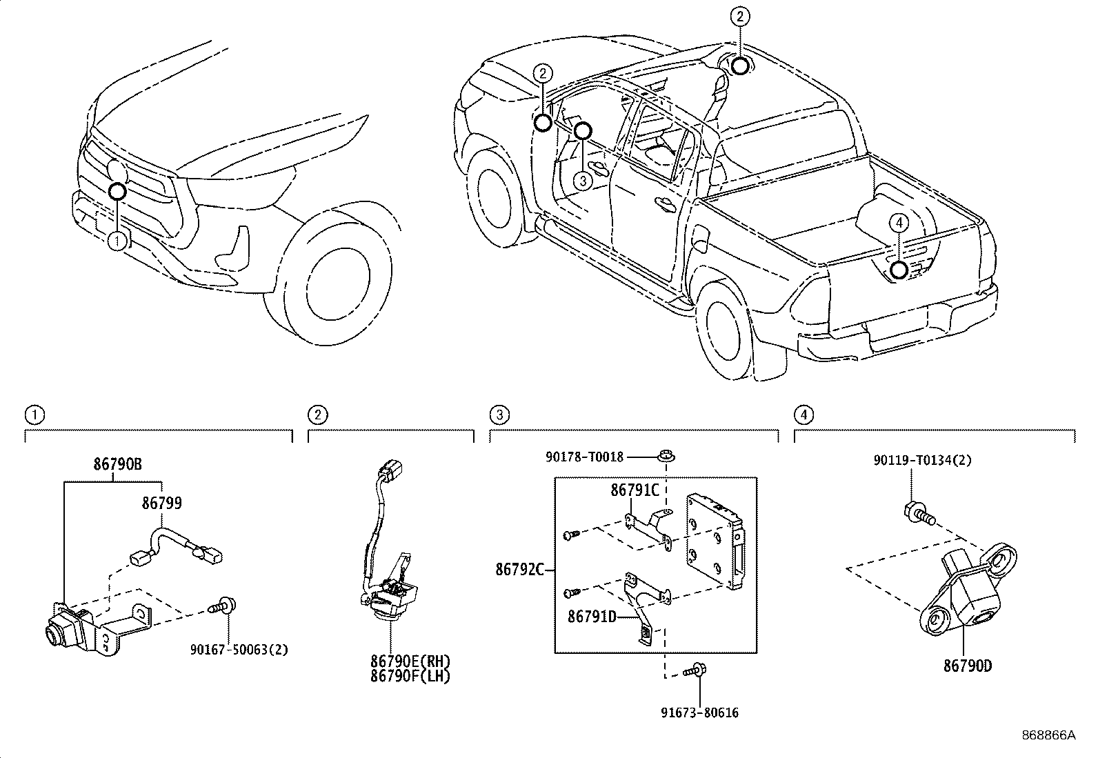 86792-71100 COMPUTER, PARKING ASSIST product image