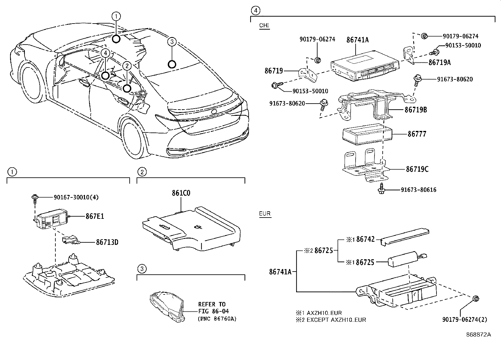 86740-33110 TRANSCEIVER, TELEMATICS product image