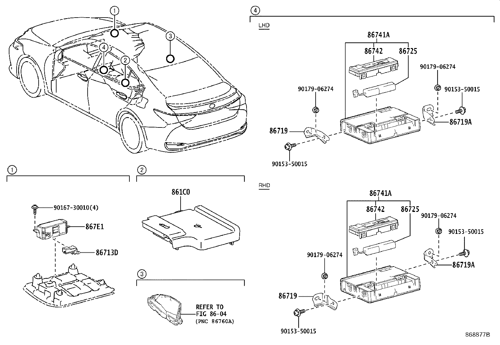 86740-33110 TRANSCEIVER, TELEMATICS product image