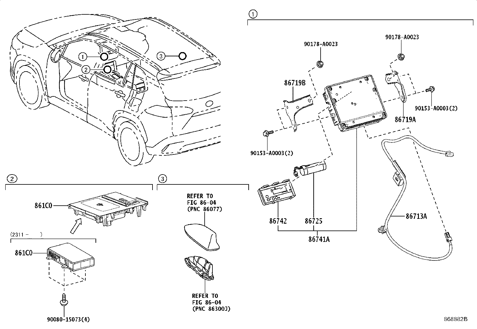 Toyota 861C0-0A010 CRADLE ASSY, MOBILE WIRELESS CHARGER