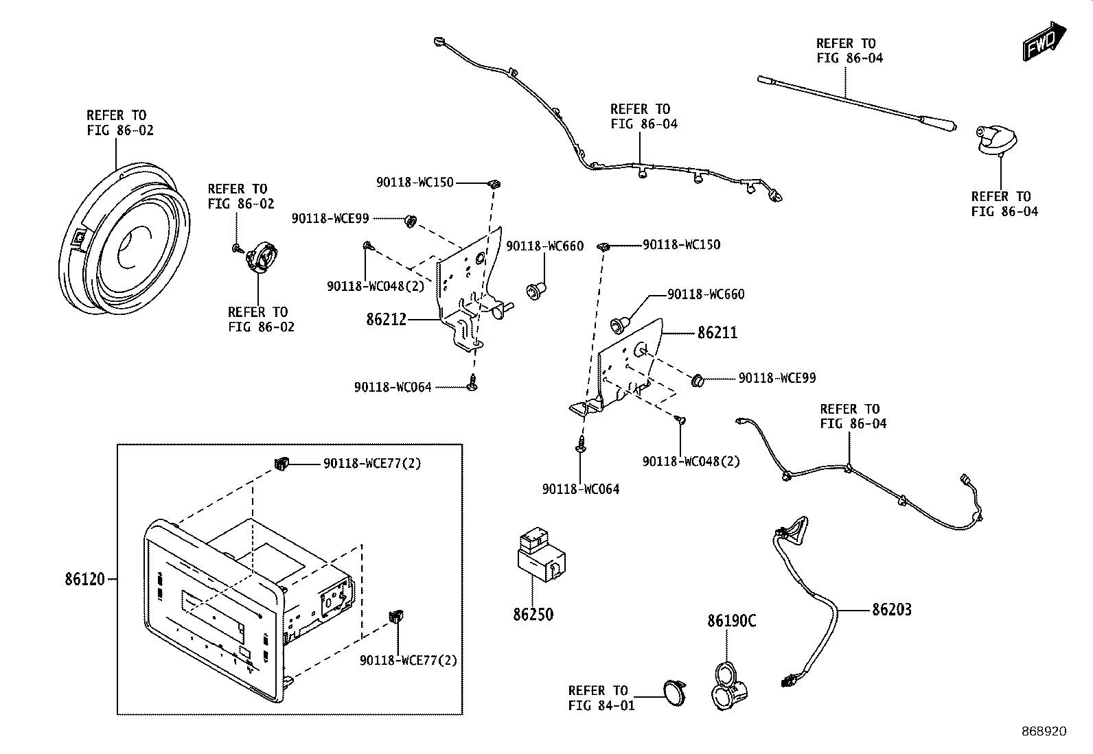 86832-WC003 WIRE, RADIO product image