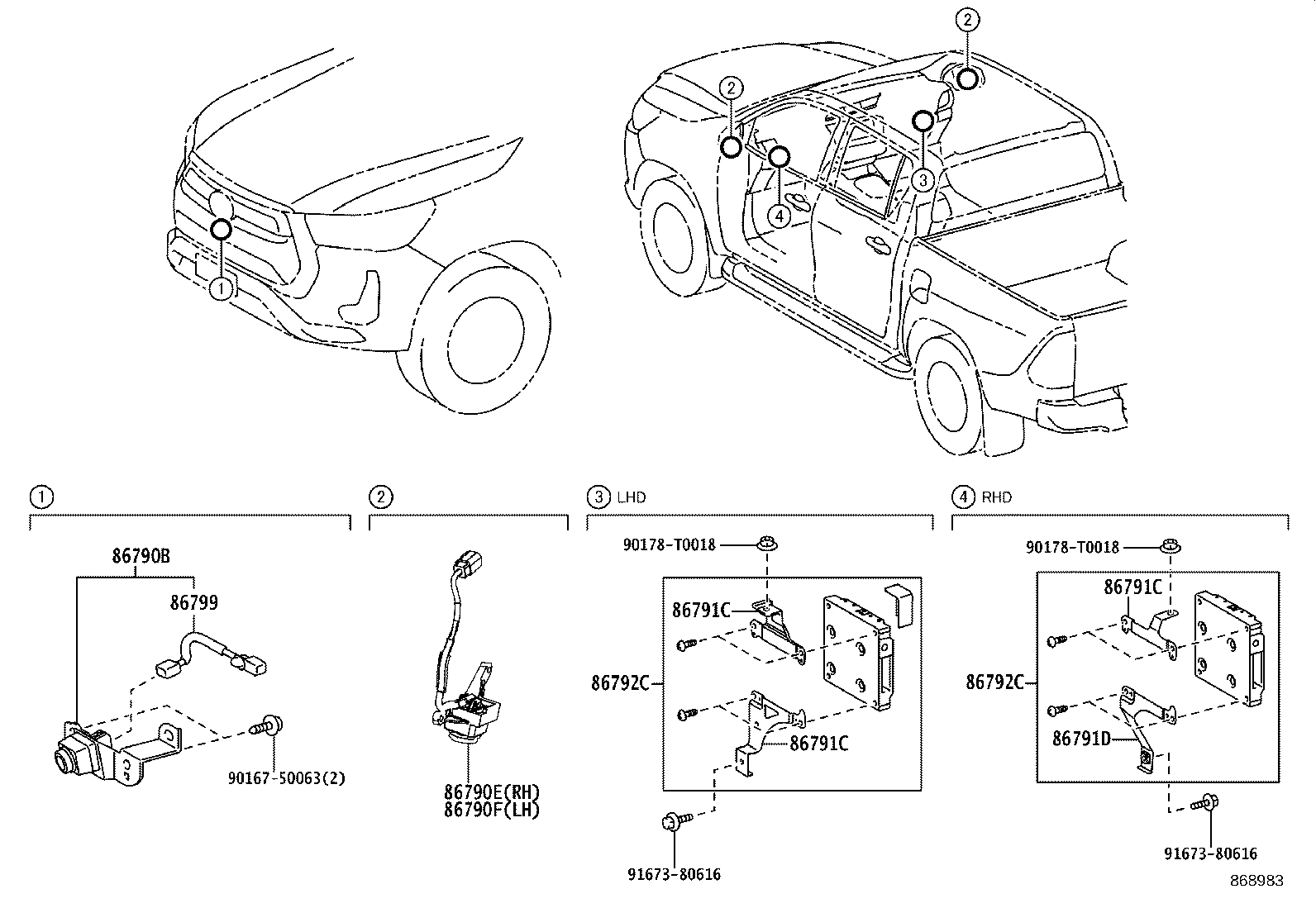 86792-71150 COMPUTER, PARKING ASSIST product image
