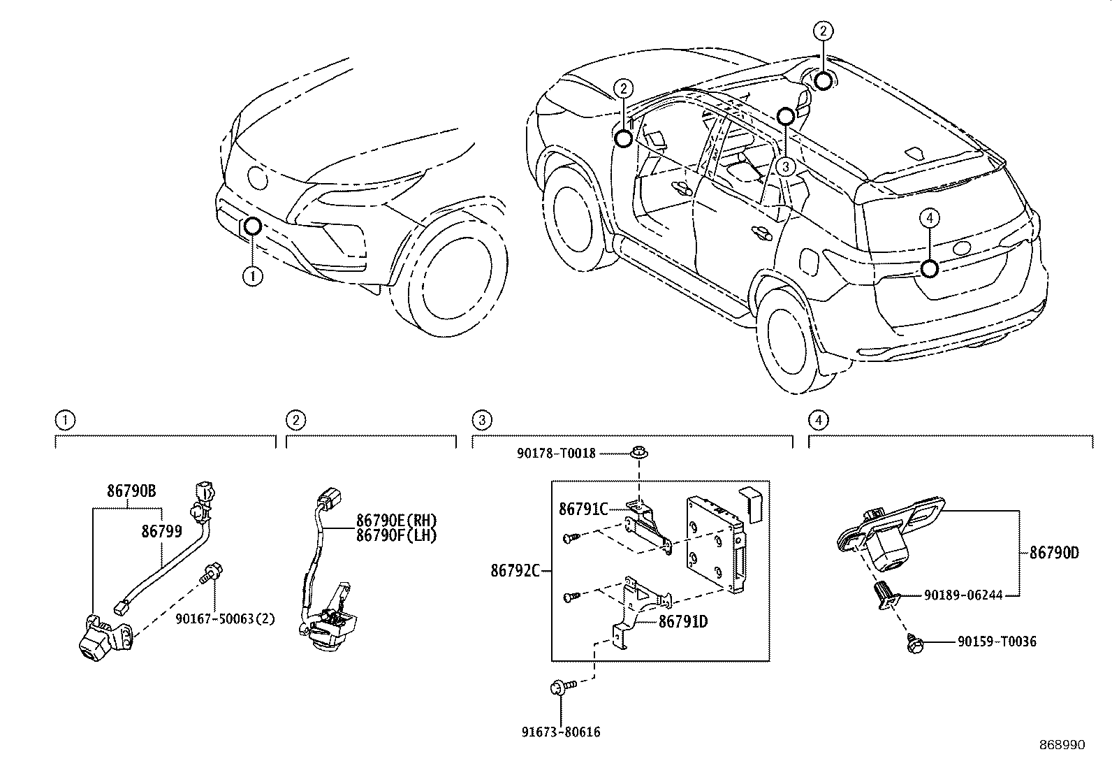86792-71120 COMPUTER, PARKING ASSIST product image