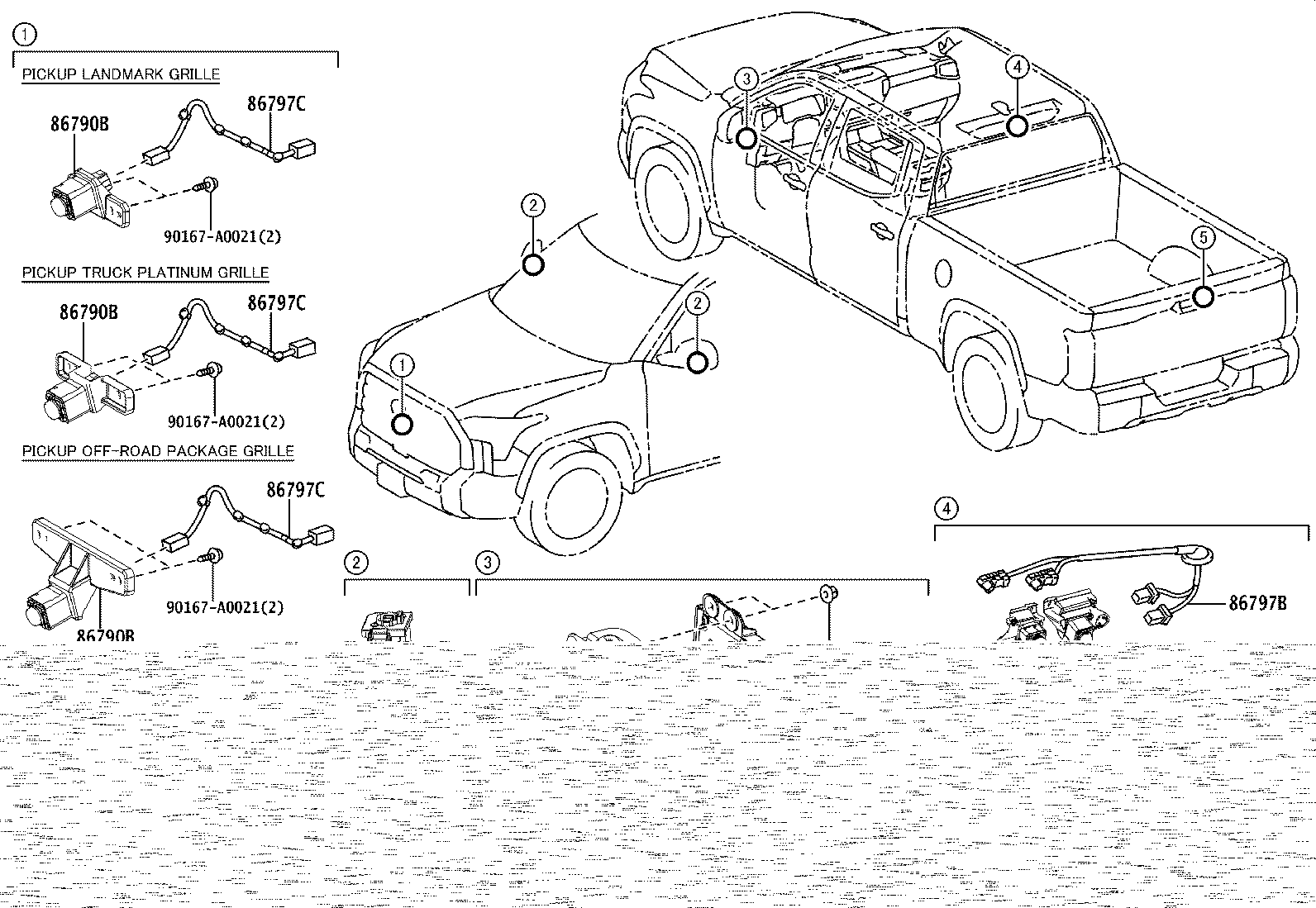 Toyota 867B0-0C072 CAMERA ASSY, TELEVISION, RR