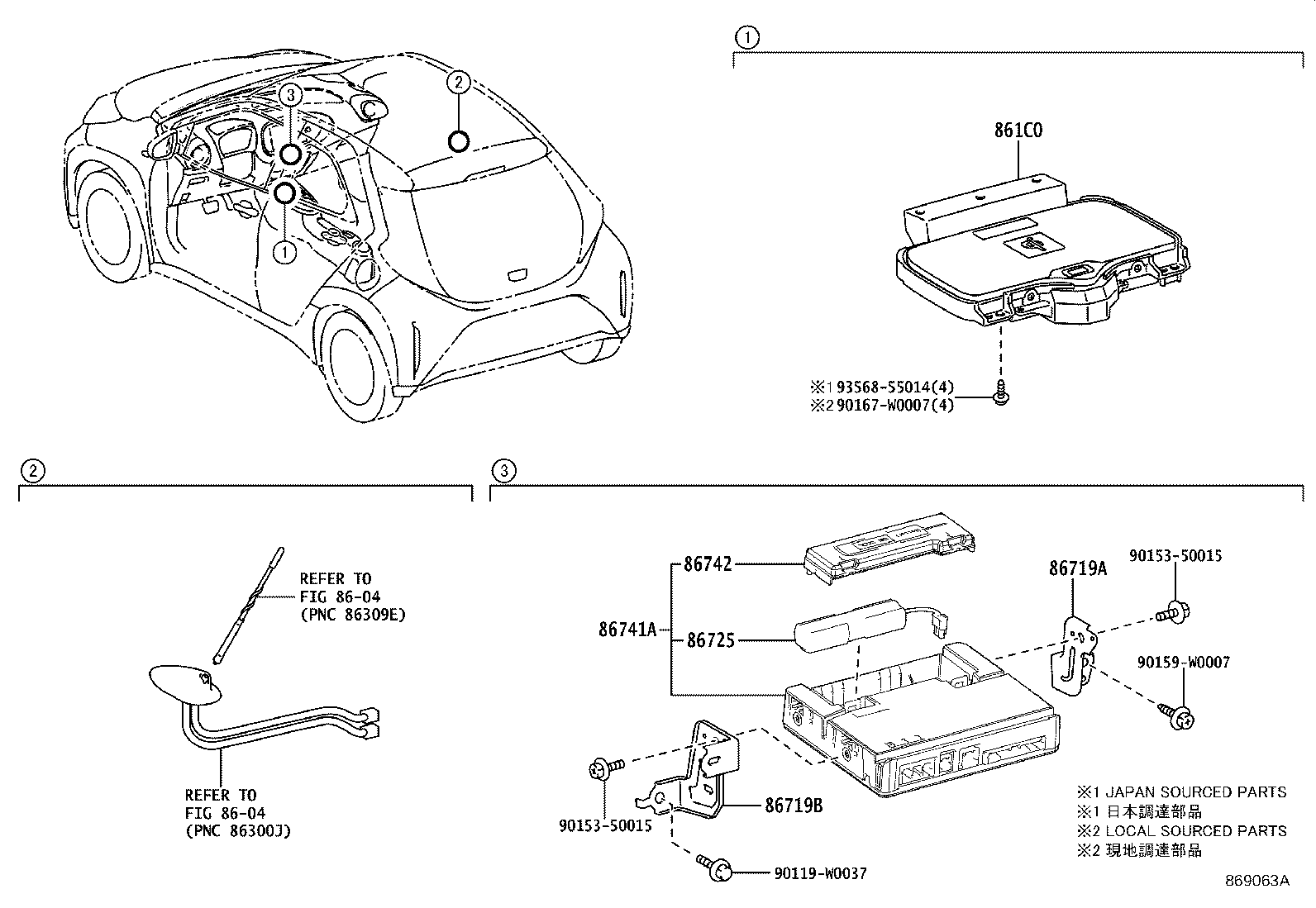 86740-02210 TRANSCEIVER, TELEMATICS product image