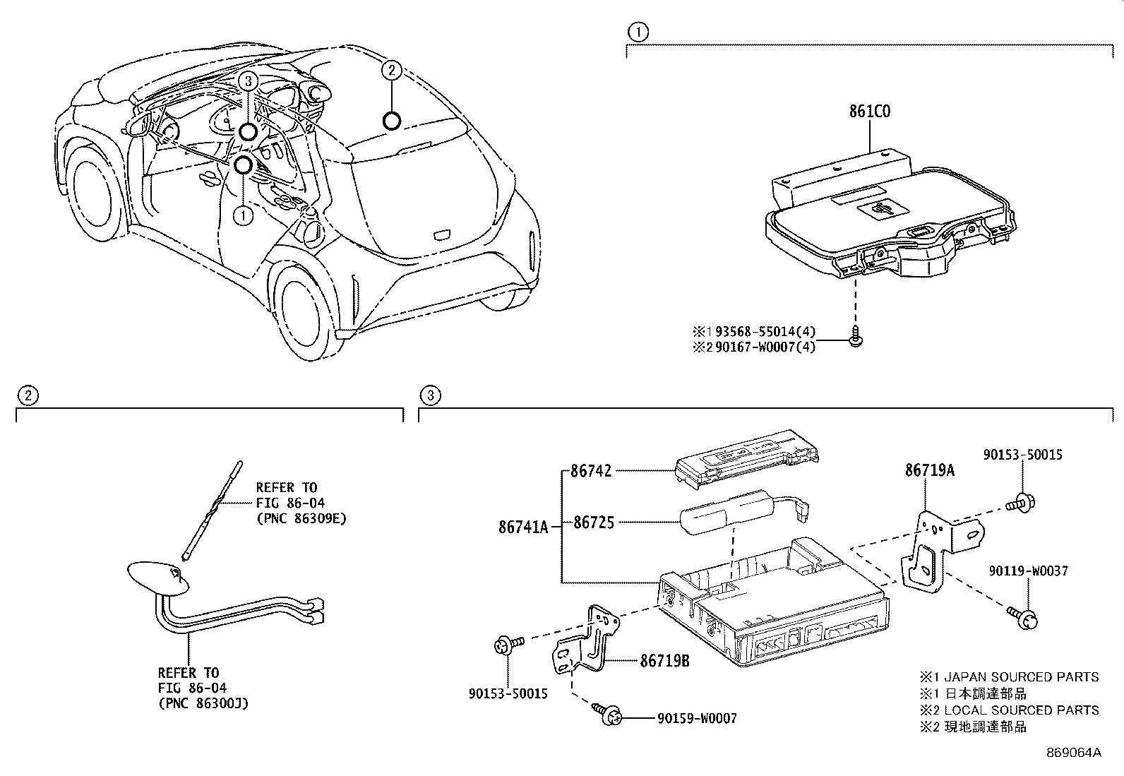 86740-02210 TRANSCEIVER, TELEMATICS product image