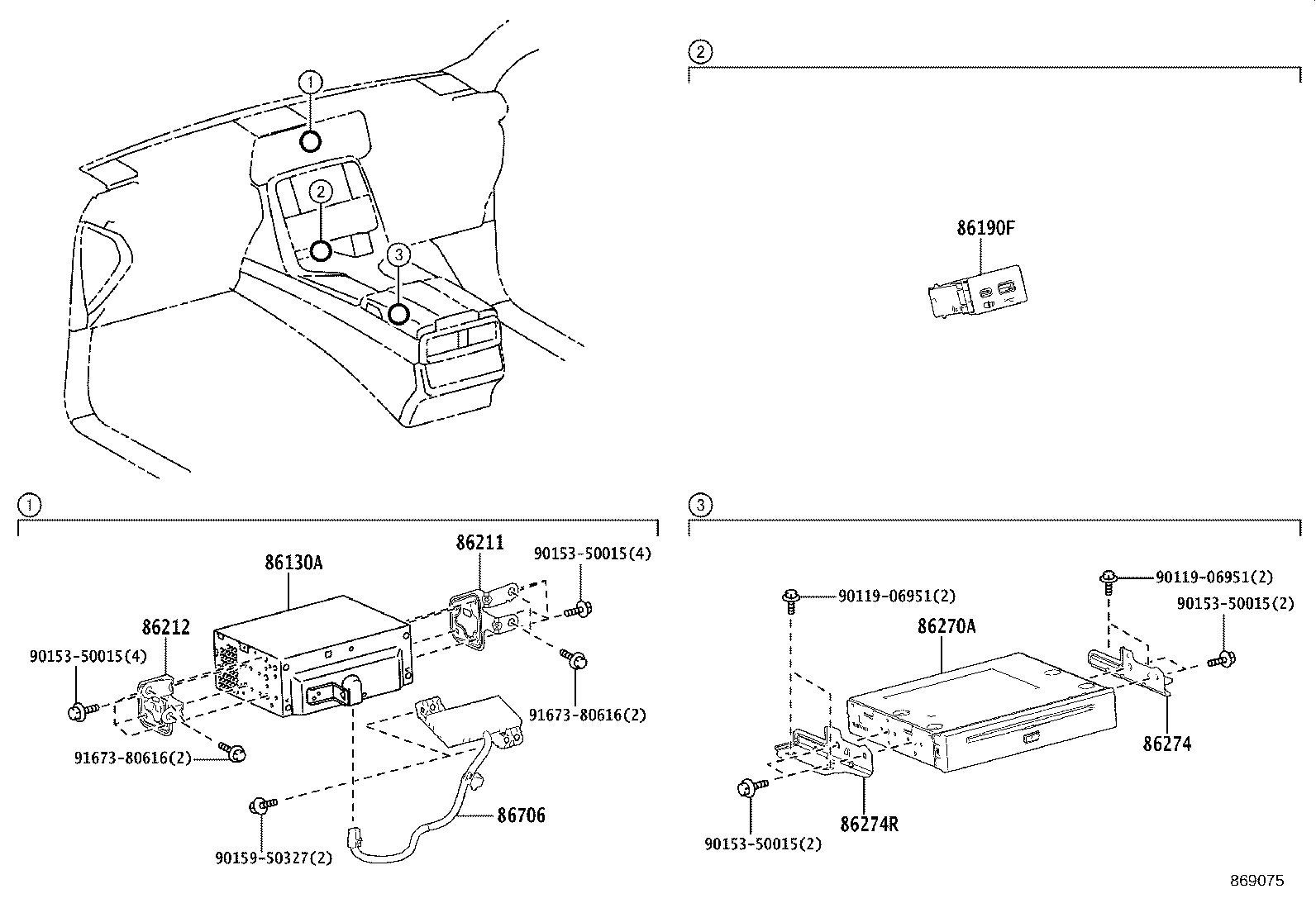 86130-60Q90 RECEIVER ASSY, MULTI-MEDIA MODULE product image