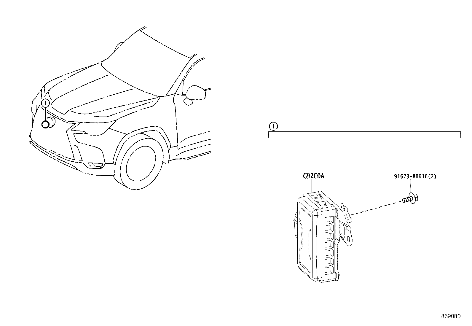 86130-60740 RECEIVER ASSY, MULTI-MEDIA MODULE product image