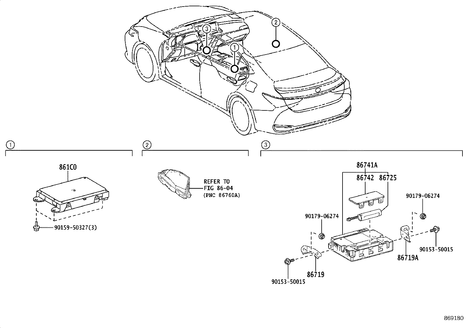 86741-76090 TRANSCEIVER, TELEMATICS product image