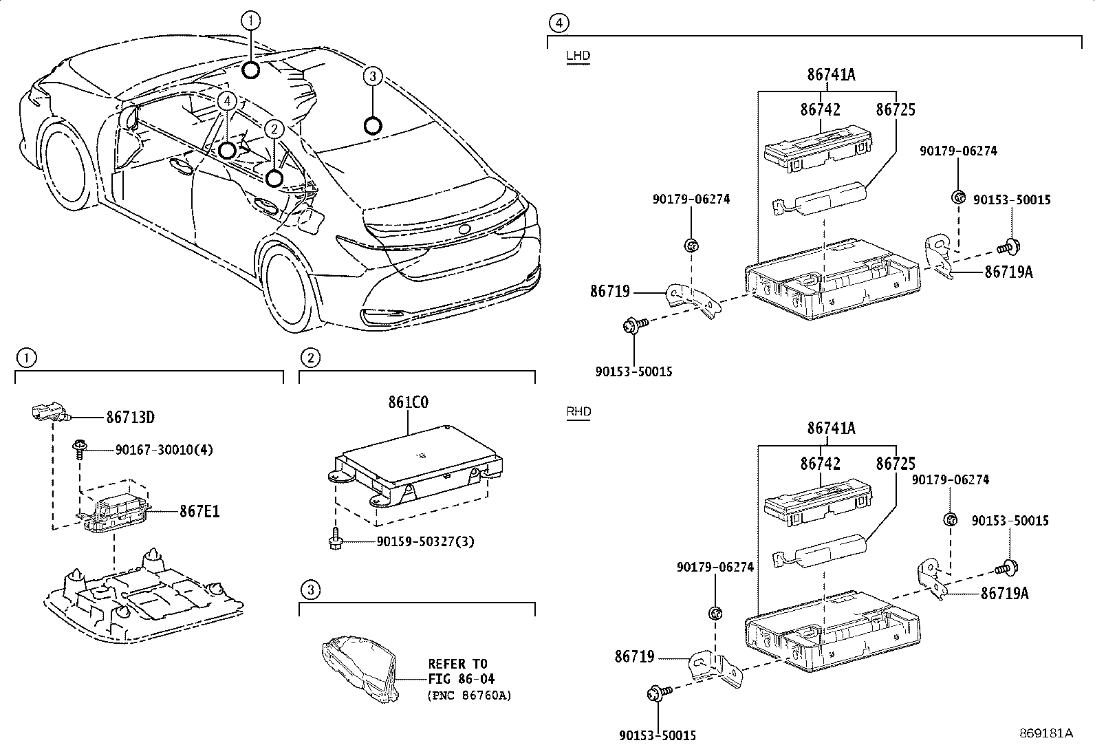 86740-33110 TRANSCEIVER, TELEMATICS product image