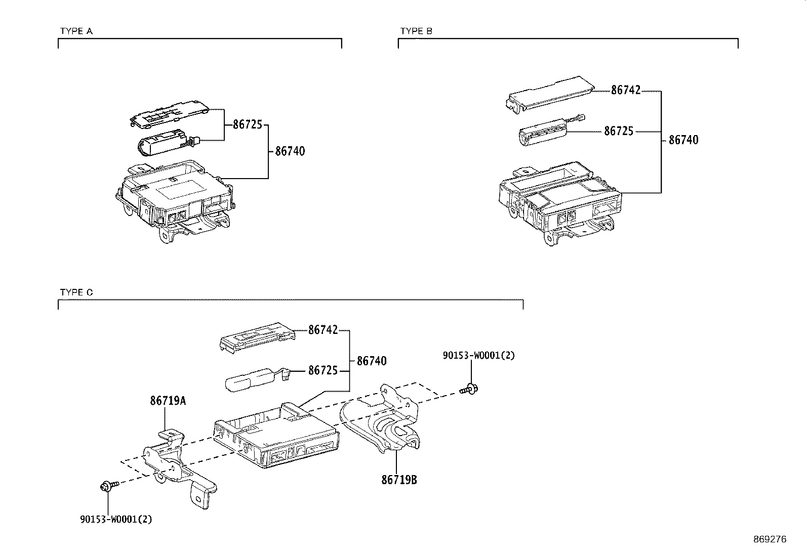 86740-F4140 TRANSCEIVER ASSY, TELEPHONE product image