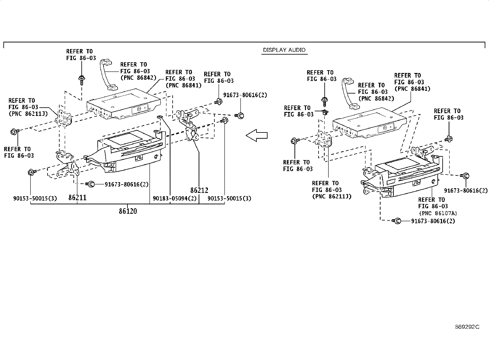 86212-33360 BRACKET, RADIO, NO.2 product image