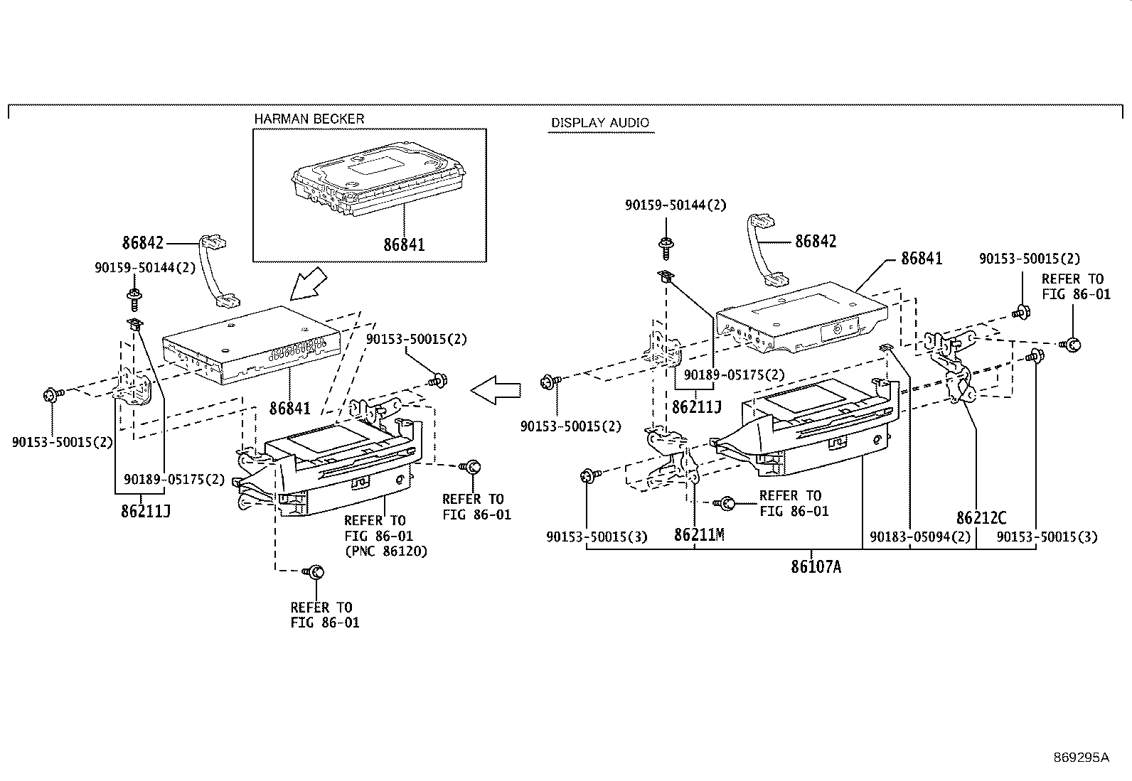86111-33280 MULTI-DISPLAY ASSY product image