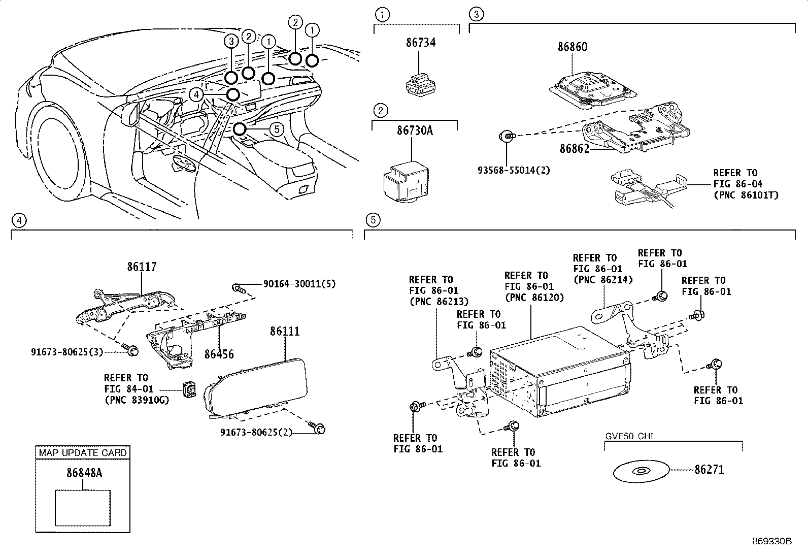 86111-50320 MULTI-DISPLAY product image