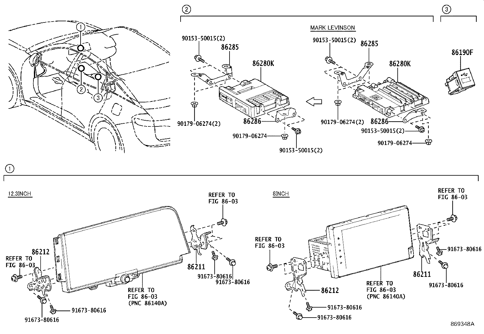 86285-30440 BRACKET, AMPLIFIER, NO.1 product image
