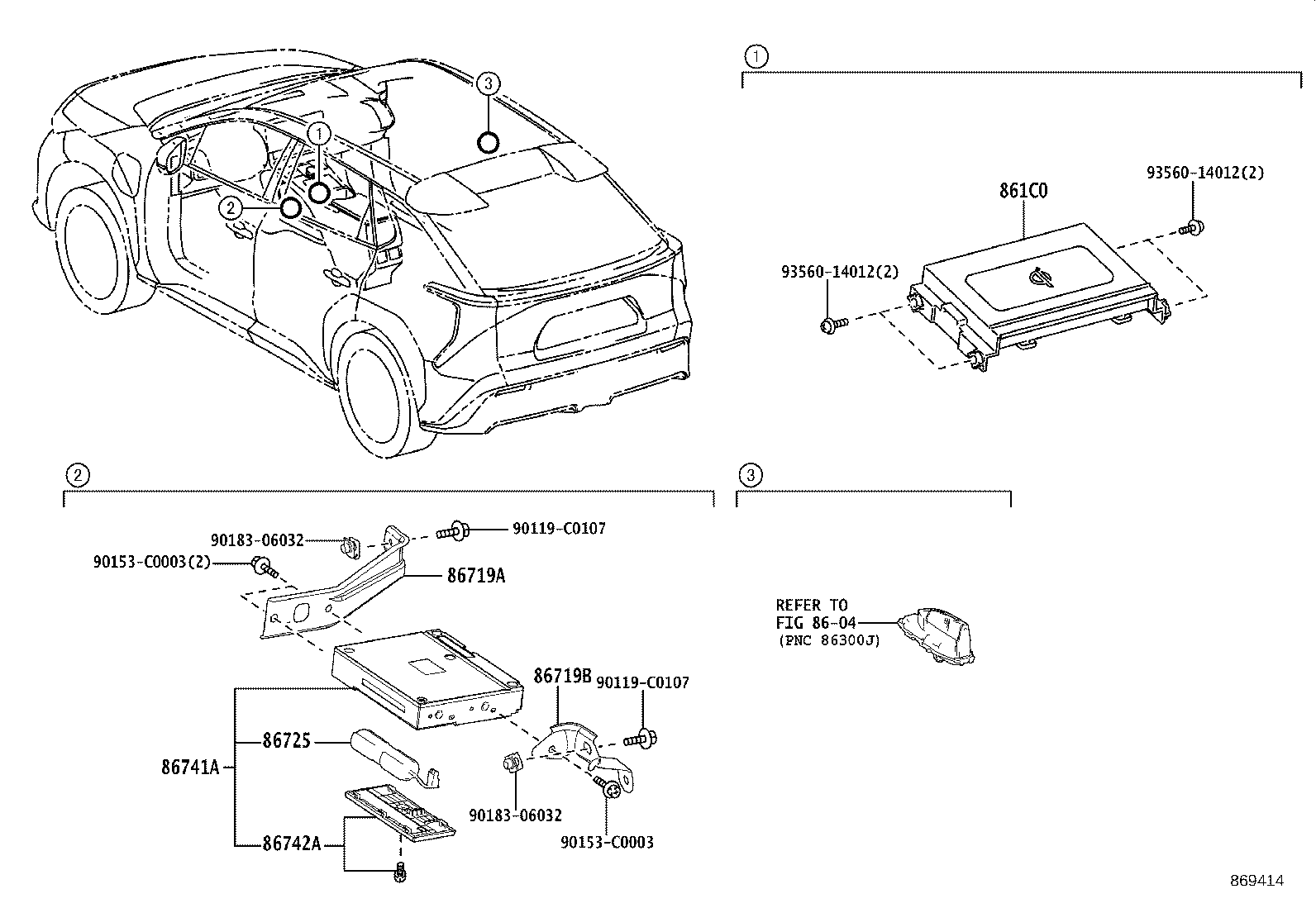 86741-0R030 TRANSCEIVER, TELEMATICS product image