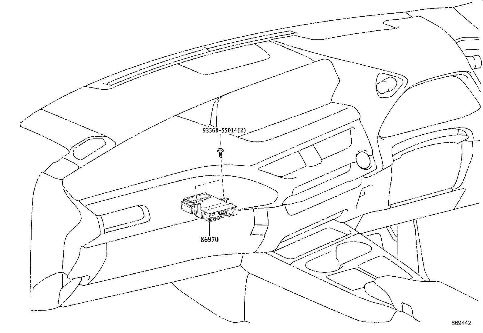 86970-76030 Toyota Reference Part product image