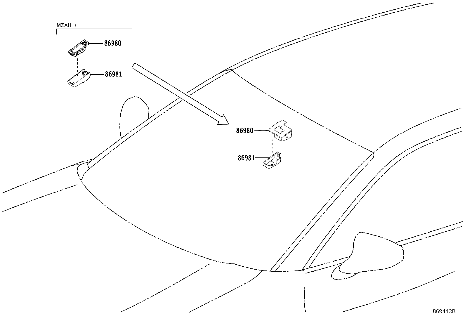 86970-76050 COMPUTER ASSY, TOLL COLLECTION product image