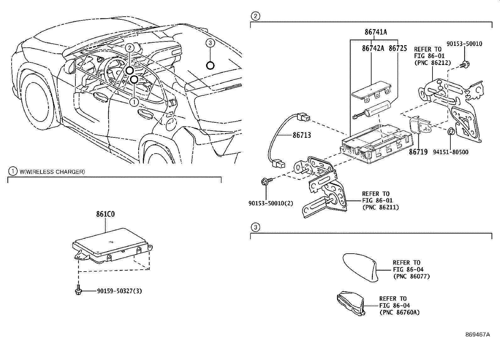 Toyota 86713-76070 WIRE, TELEPHONE COMPUTER
