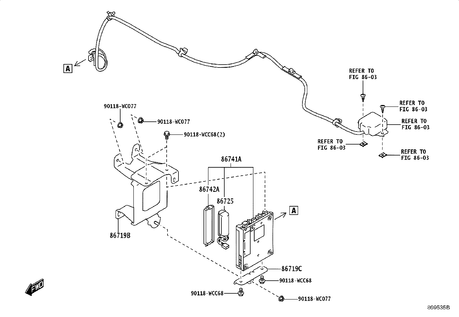 86741-WC007 TRANSCEIVER, TELEMATICS product image
