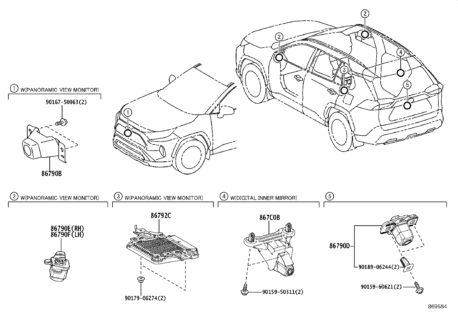 86792-42670 COMPUTER, PARKING ASSIST product image
