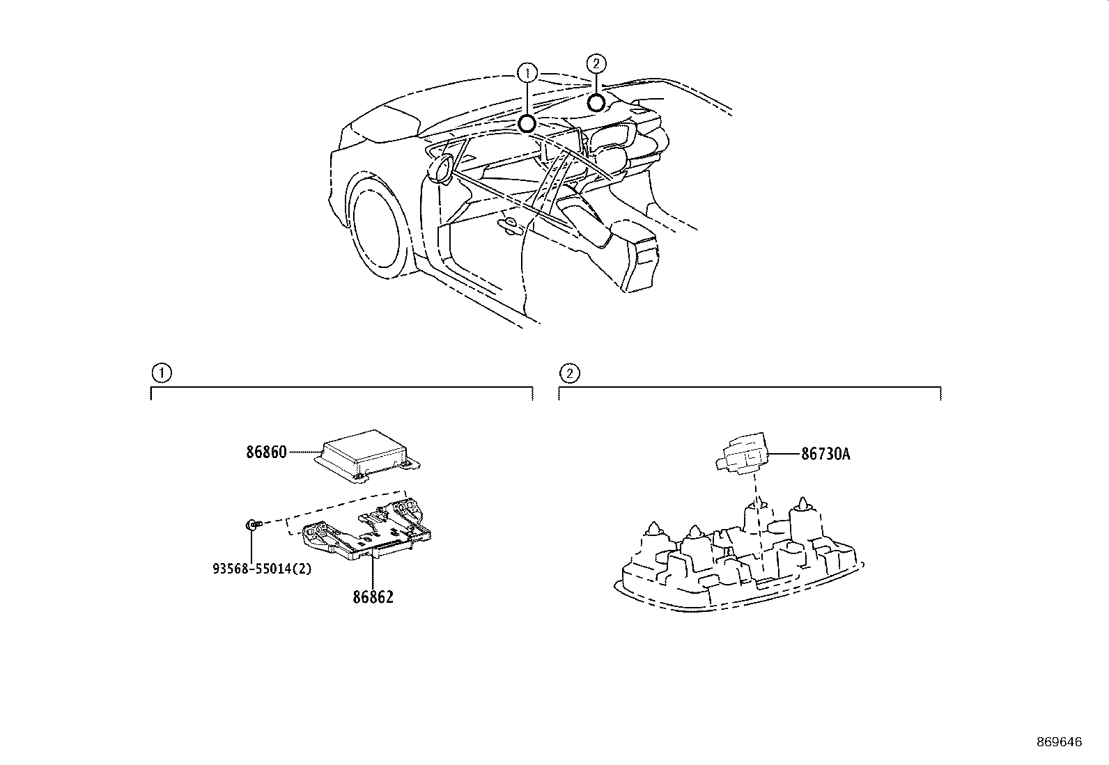 86140-12E34 RECEIVER ASSY, RADIO & DISPLAY product image