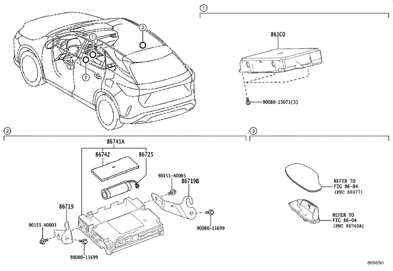86740-0E210 TRANSCEIVER, TELEMATICS product image