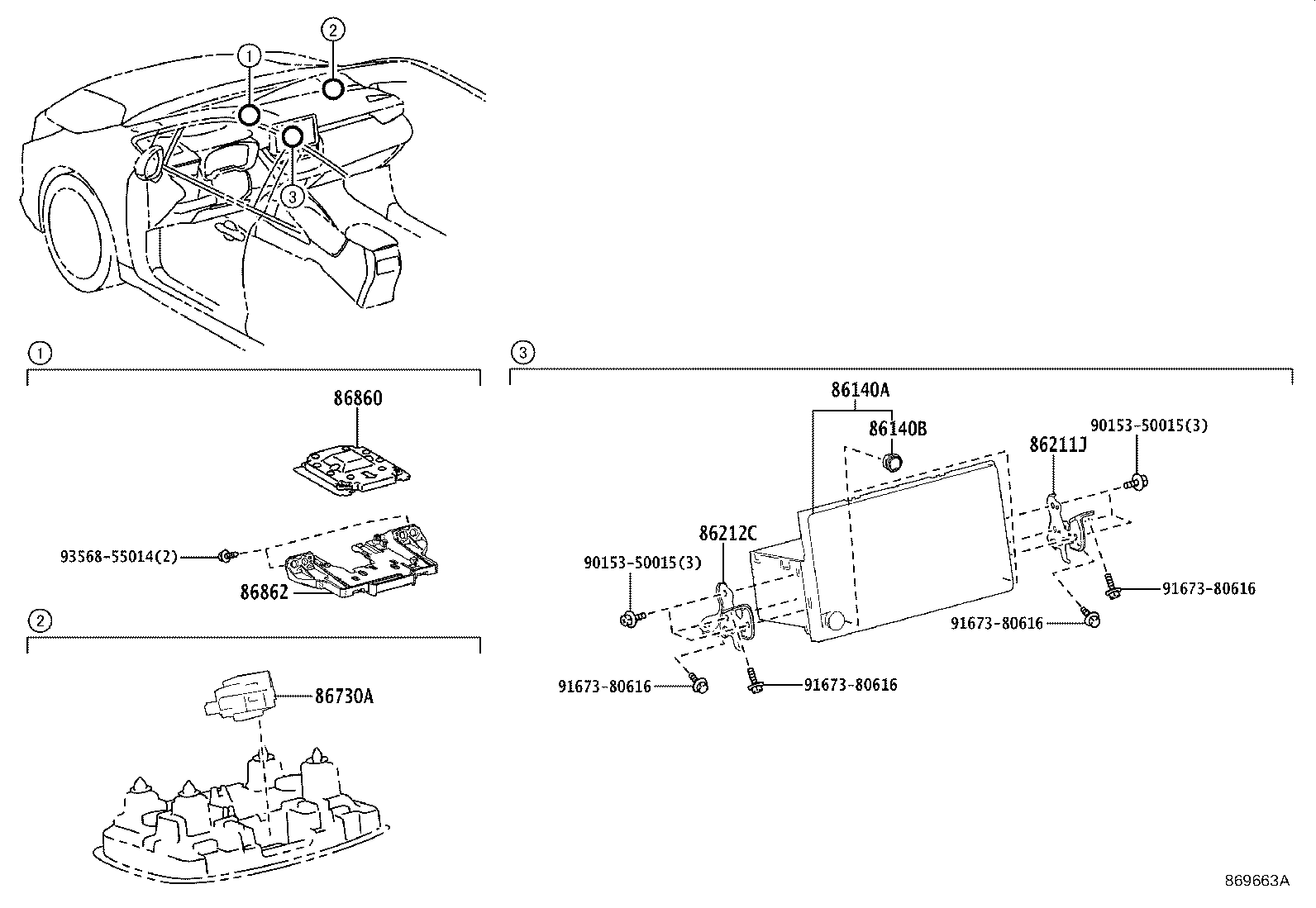 Toyota 86140-12F40 RECEIVER ASSY, RADIO & DISPLAY