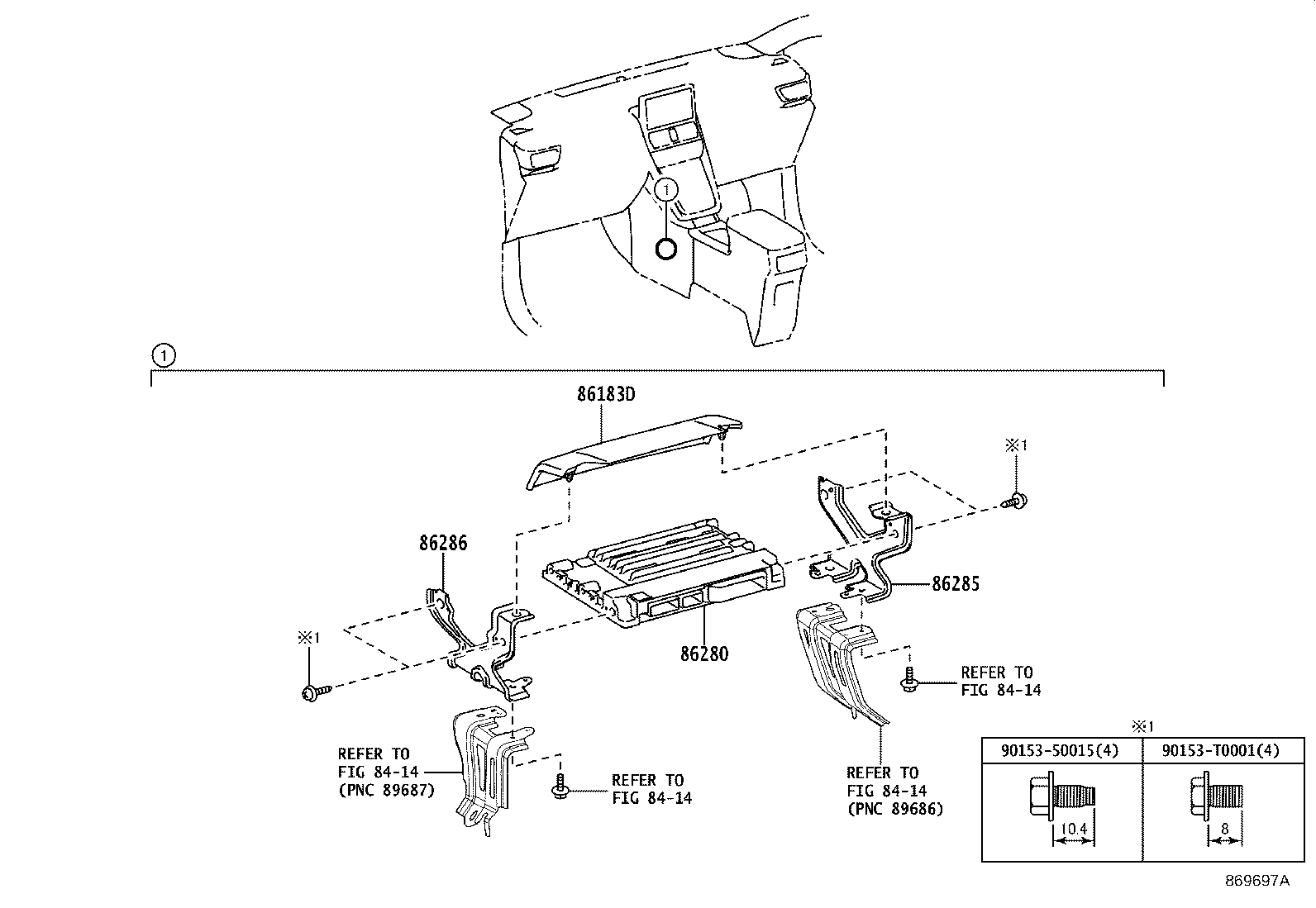 86280-VT010 AMPLIFIER ASSY, STEREO COMPONENT product image