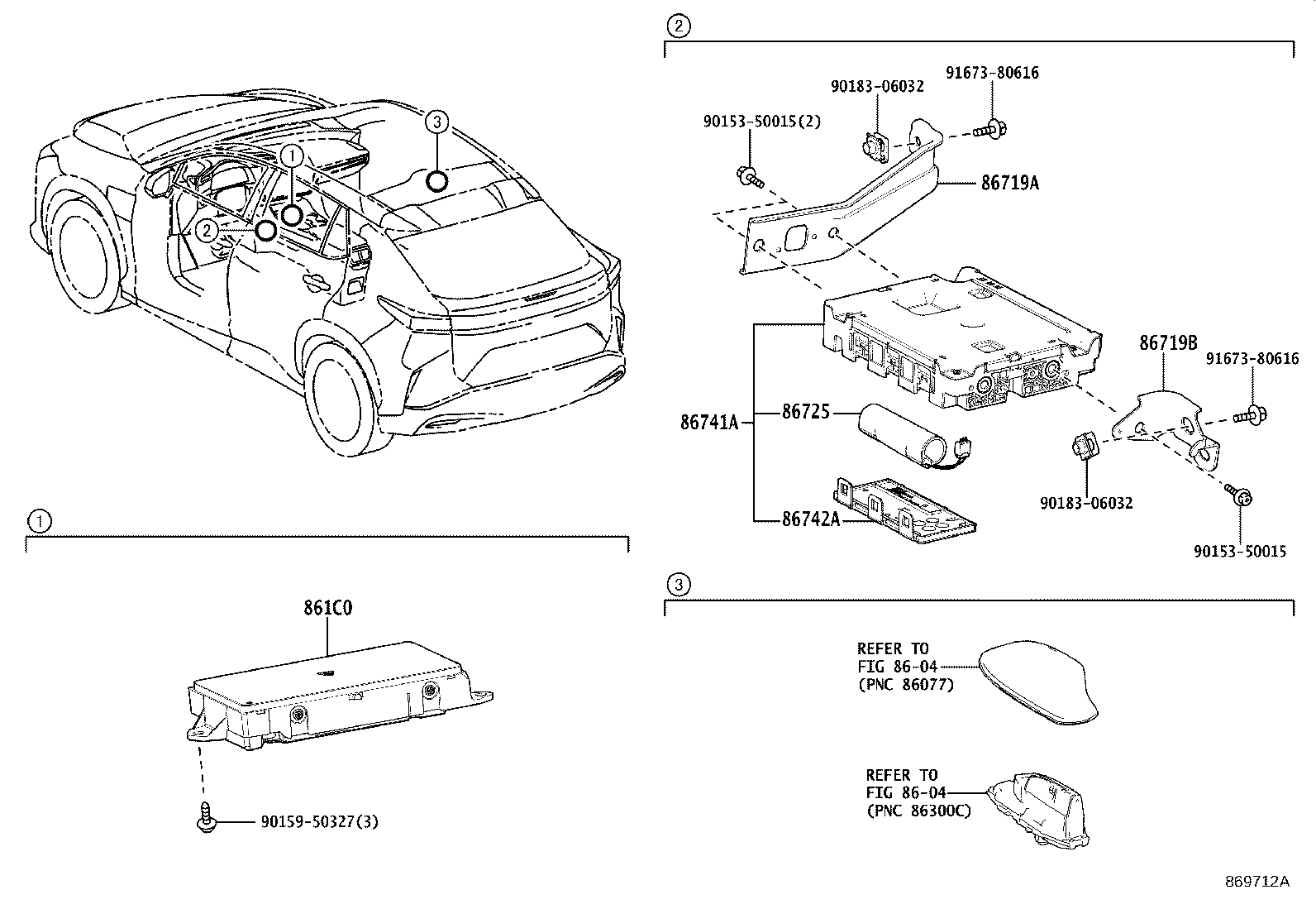 Toyota 86741-46020 TRANSCEIVER, TELEMATICS