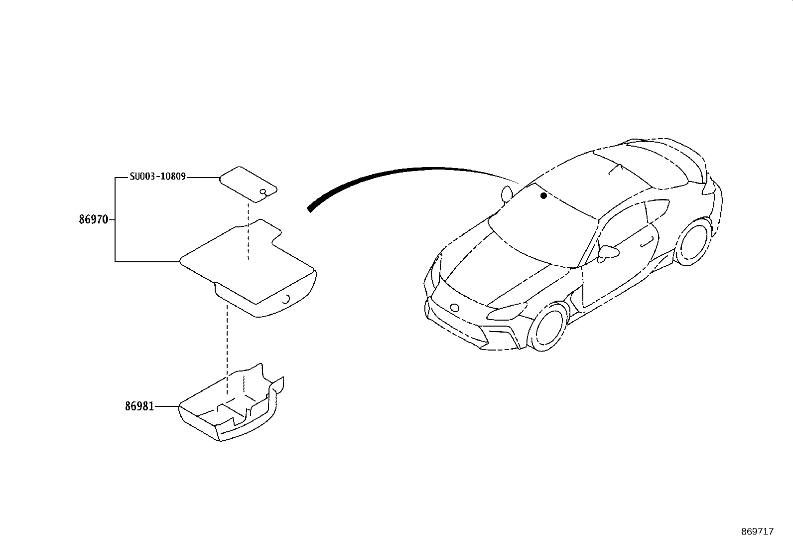 SU003-10784 Toyota Reference Part product image