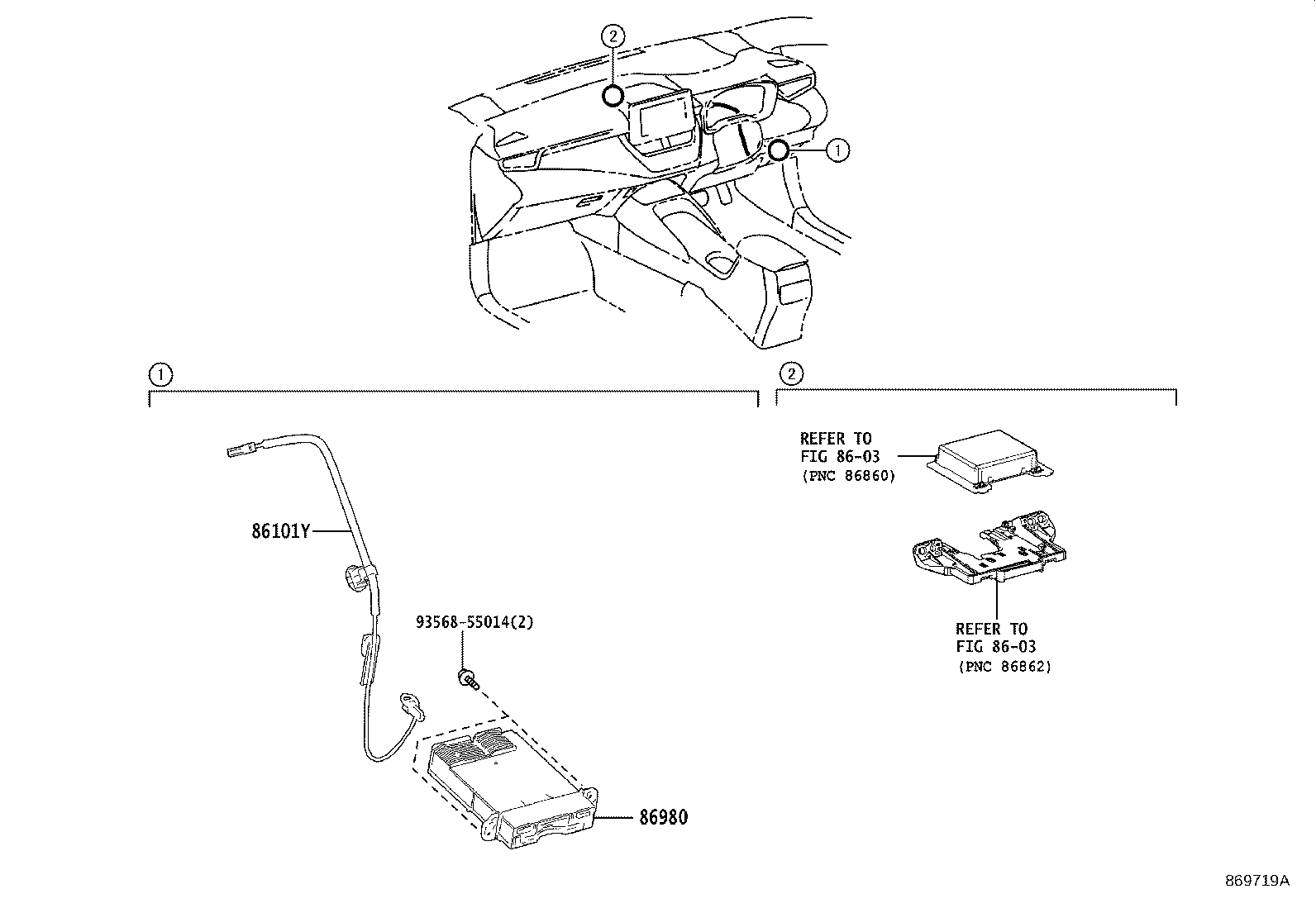 86101-12K00 CORD SUB-ASSY, ANTENNA product image