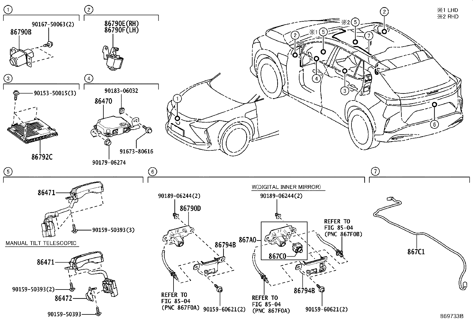 86792-46180 COMPUTER, PARKING ASSIST product image