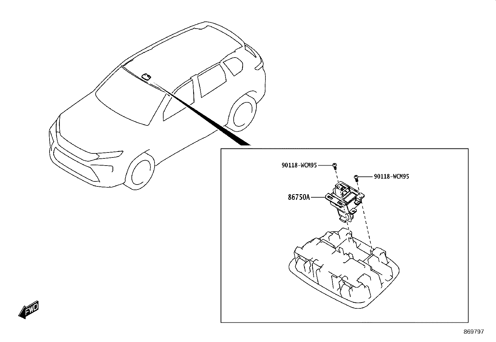 86741-WC018 TRANSCEIVER, TELEMATICS product image