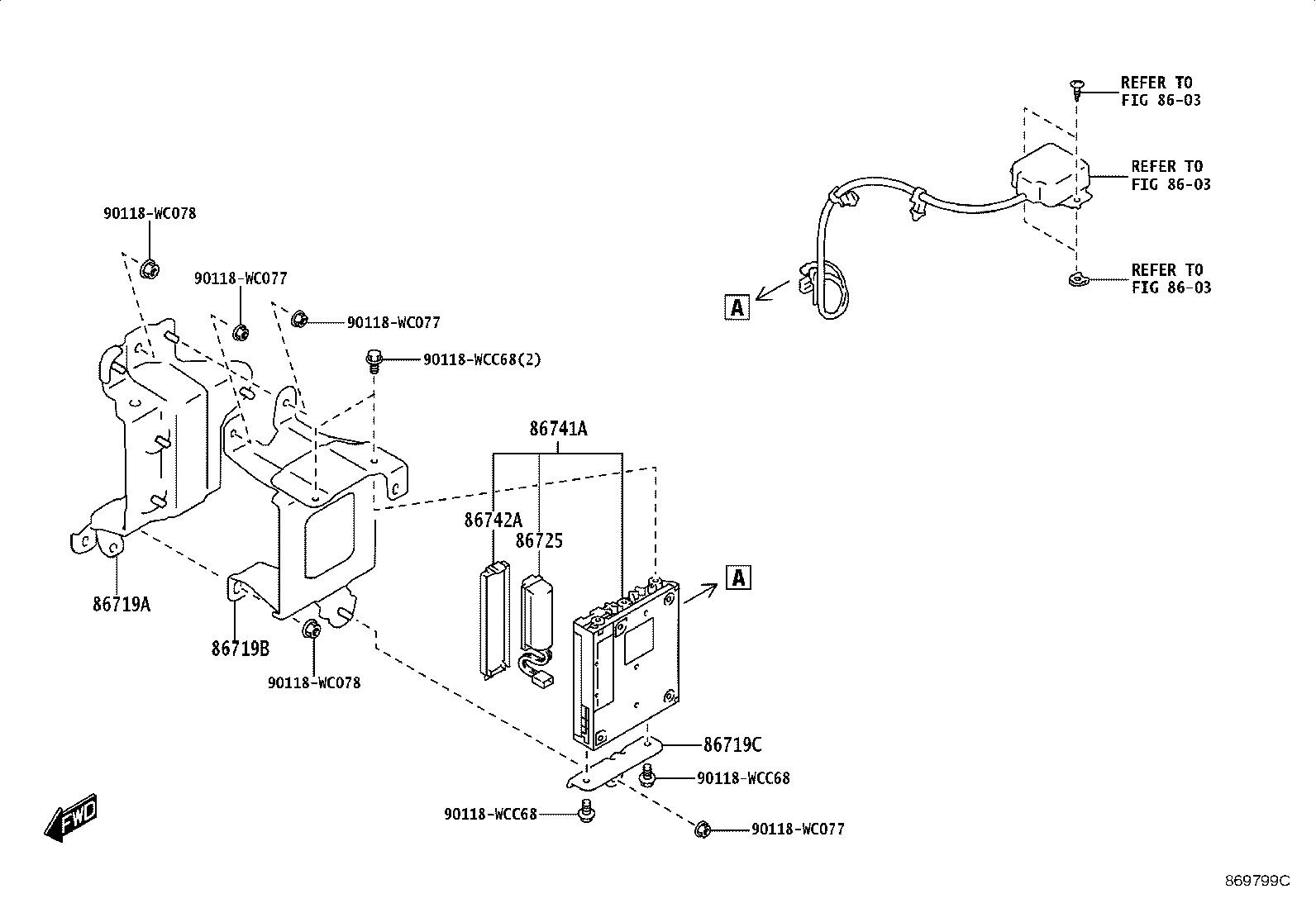 86741-WC018 TRANSCEIVER, TELEMATICS product image