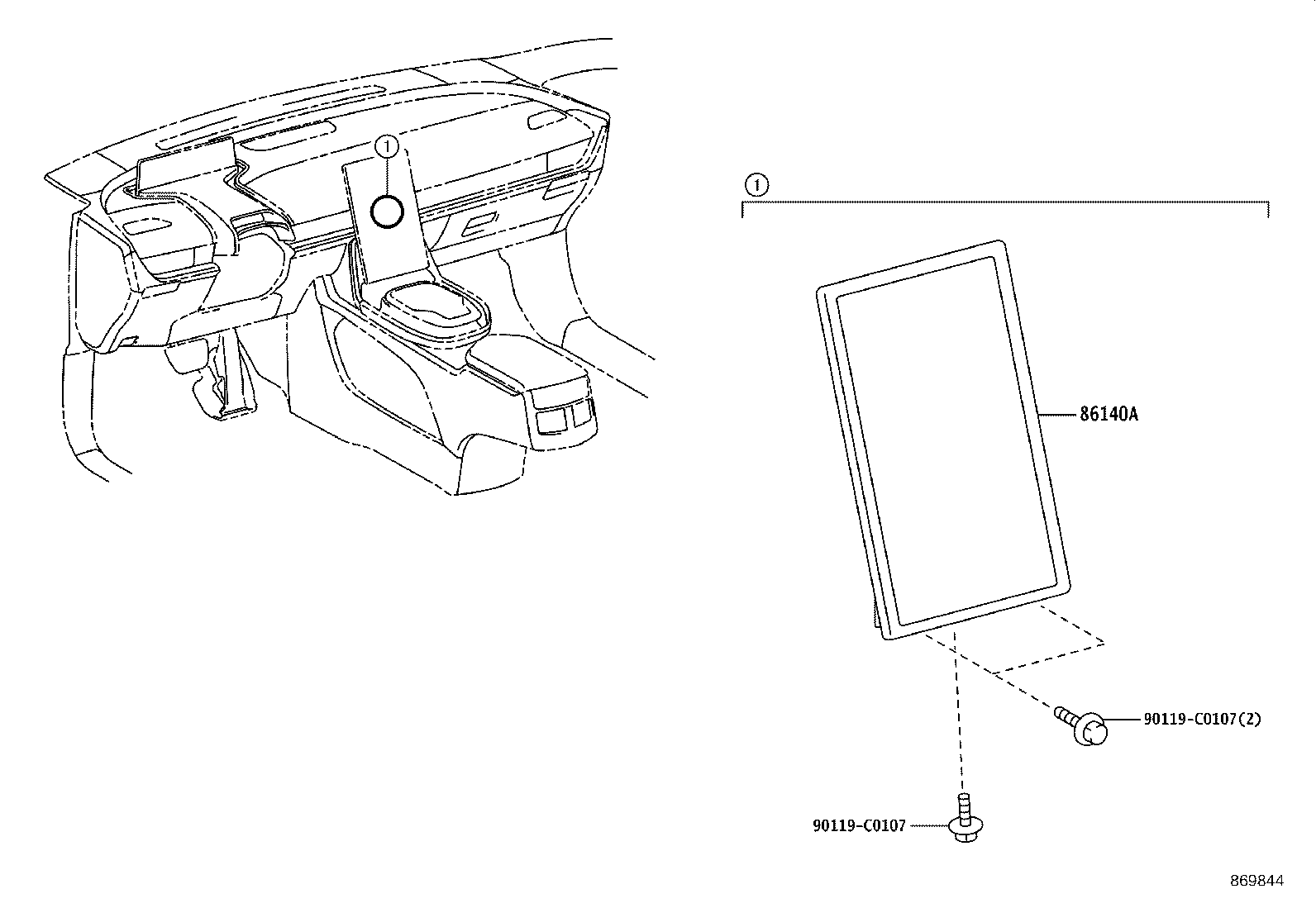 86110-03010 RECEIVER ASSY, RADIO & DISPLAY product image